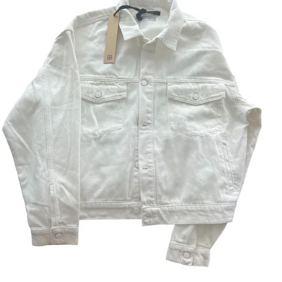 KSUBI | White Denim Jacket L - Picture 2 of 9